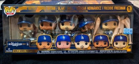 Funko Pop! MLB Los Angeles Dodgers - 5-Pack World Series Champions 2025 (Special Edition