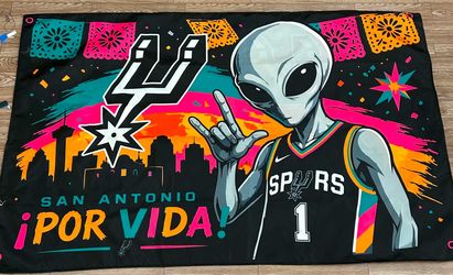 Custom Spurs and Championship Flags