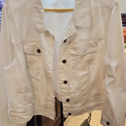 White Denim Jacket