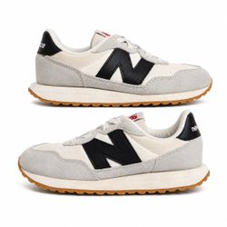 New Balance 237 Sneakers – Kids Size 12C – Grey/Black/White