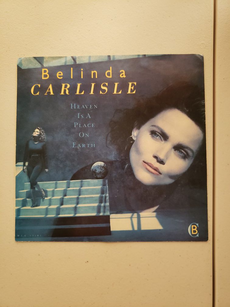 Belinda Carlisle Heaven is a Place on Earth vinyl record