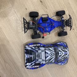 Traxxas Slash 2wd With A Custom Low Body Kit On It