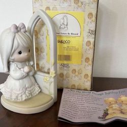 Precious Moments "May Your Future Be Blessed" Porcelain Figurine