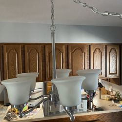 Brushed Buckle Light Fixture