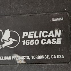 USED Pelican 1650 Protector Case No Foam