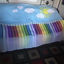 Colorful Pencil Backdrop 