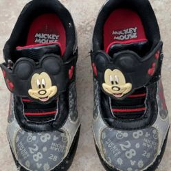 Boy Shoes / Sneakers - Size 11 - Disney's Mickey Mouse