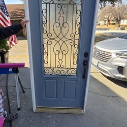 36x80 Front Door , Left Swing Like New Ready To Install