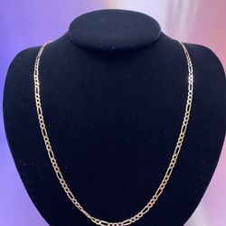 14K Figaro Necklace 