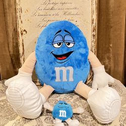 M&M Large Blue Stuffed Plush Toy Candy 22 Inches Tall!