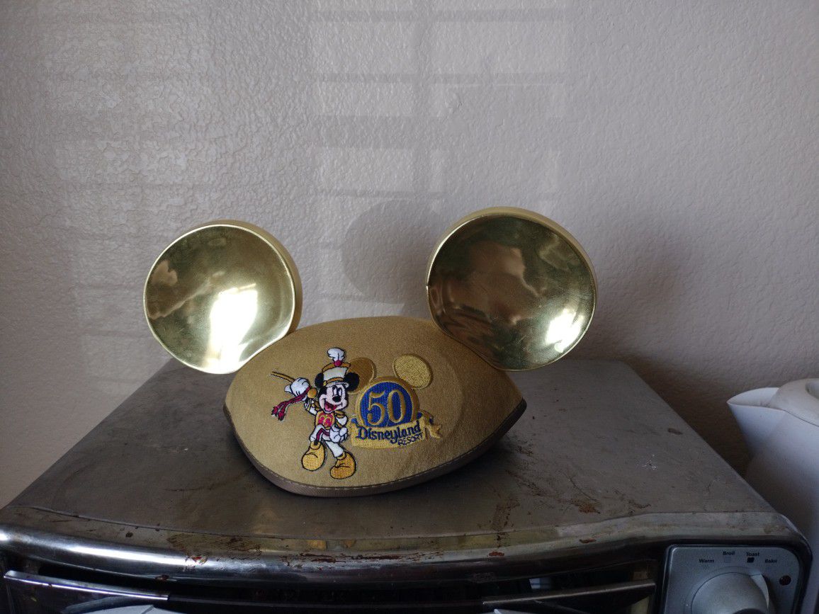Mickey Mouse Gold Ears Disney Resort 50th
