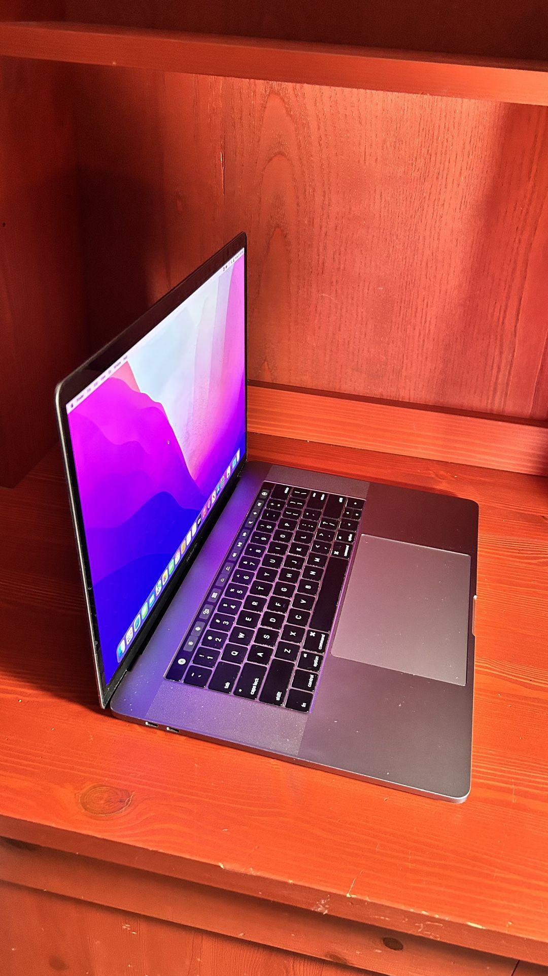 Touch Bar Apple Laptop 512gb Apple MacBook Pro 15” Retina