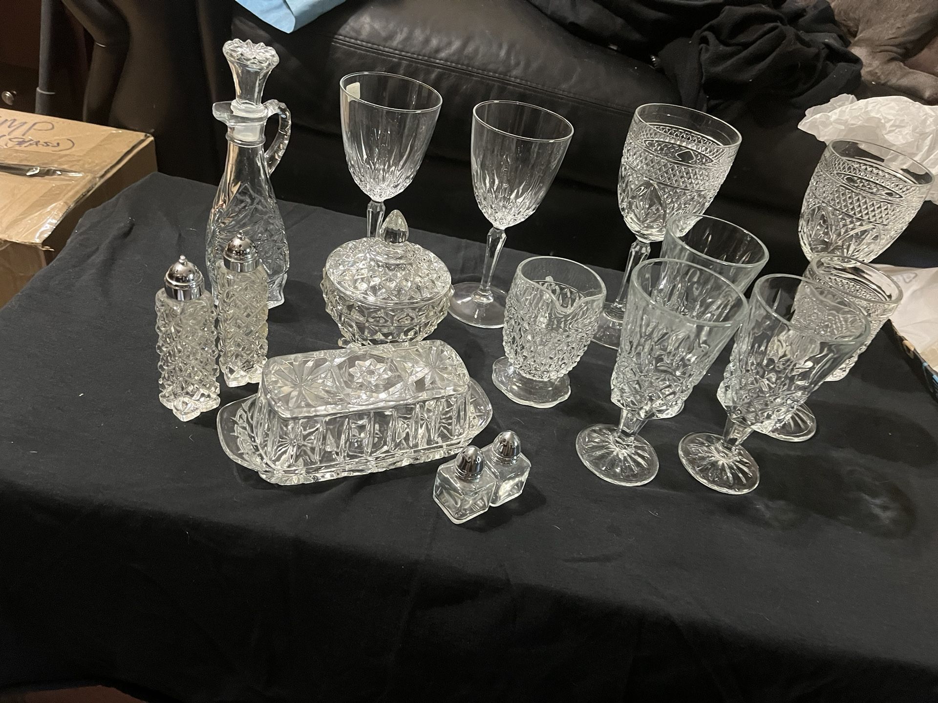 Miscellaneous crystal items