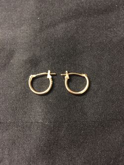 14k Hoops For Infant -toddler