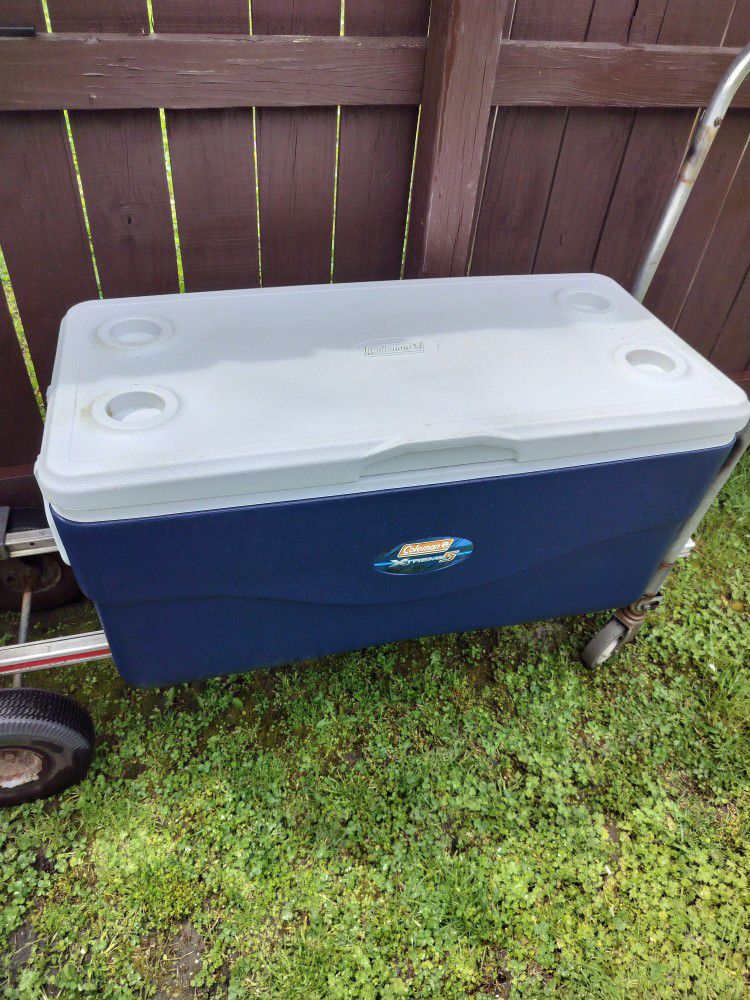 Beast Coleman Fishing Cooler Ready For The Pier 