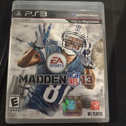 Madden NFL13 For PS3