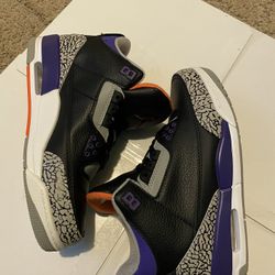 Purple & Orange Jordan 3 