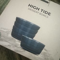 Fancy Dark Blue Dessert bowls 