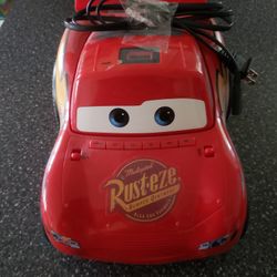 Disney Cars Lightning Mcqueen Radio Cd Player Music Red Plug in or Battery

 - Only $50.00