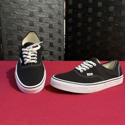 Vans Authentic Black/White - Men’s 10