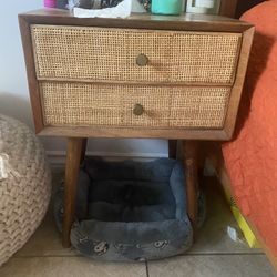 Rattan Side Tables 