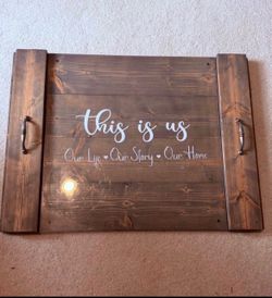 Wooden stove cover