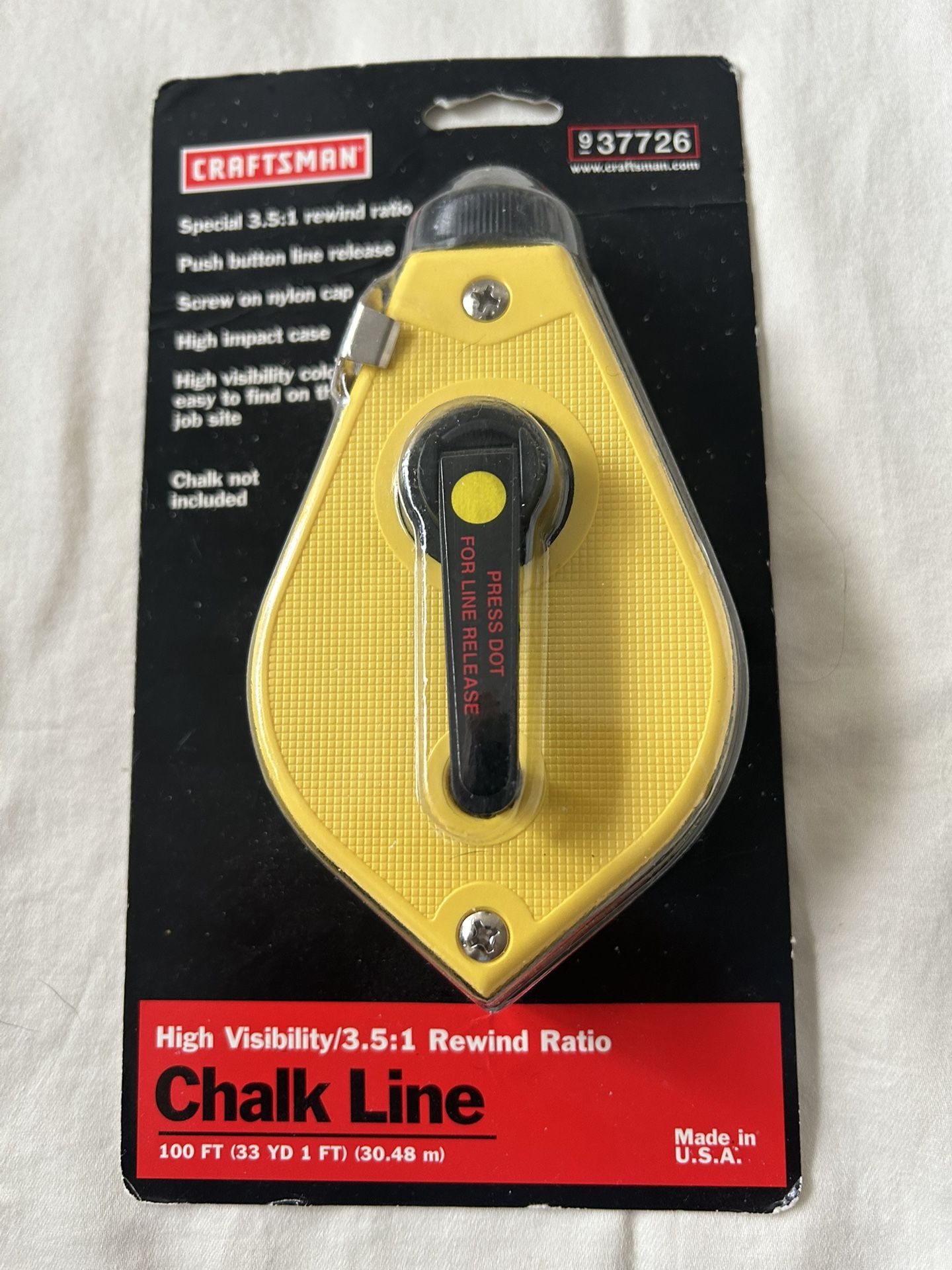Craftsman chalk line high visibility