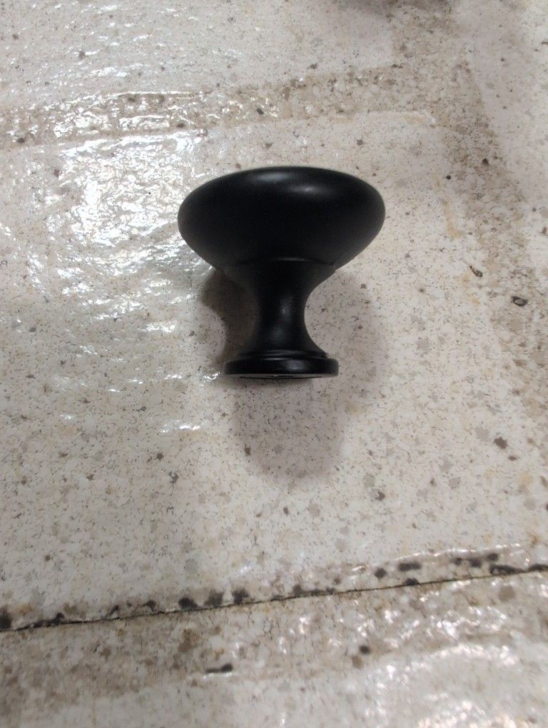 Cabinet Knobs Black New