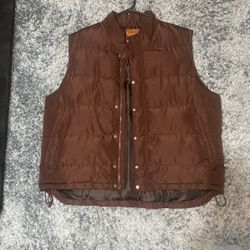 Brown Puffer Vest