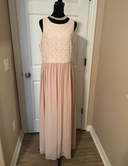 Beige maxi summer sundress