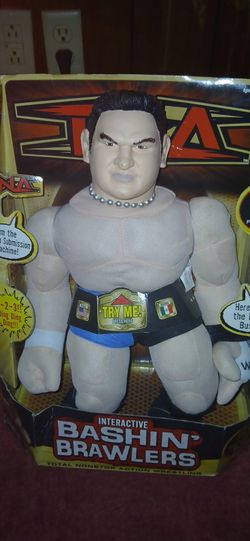 TNA Samoa Joe Bashin' Brawlers Talking Plush Doll