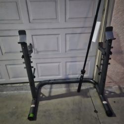 Golds Gym Barbell Rack And Barbell 