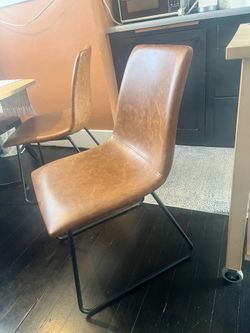Two dining chairs.
