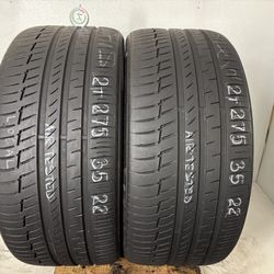 2 Tires 275 35 22 Continental Premiumcontact 6 No Repairs
