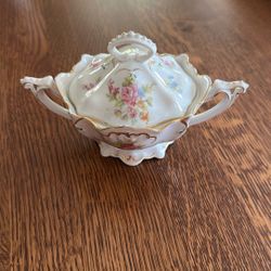 Vintage MZ Austria - Lidded Sugar Bowl 