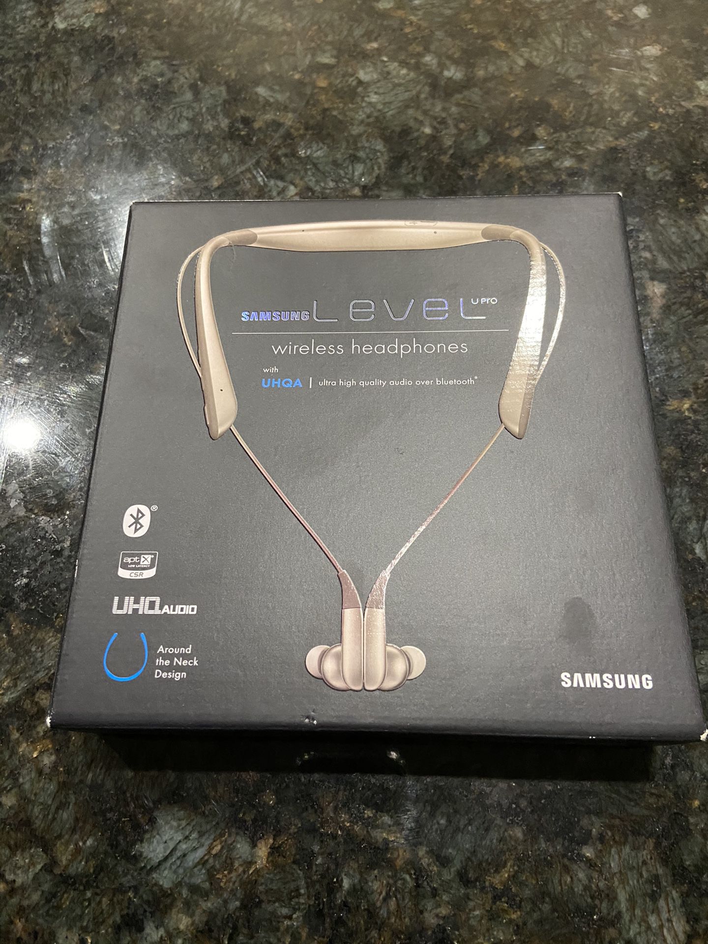 New in box Samsung Level U Pro Bluetooth headphones
