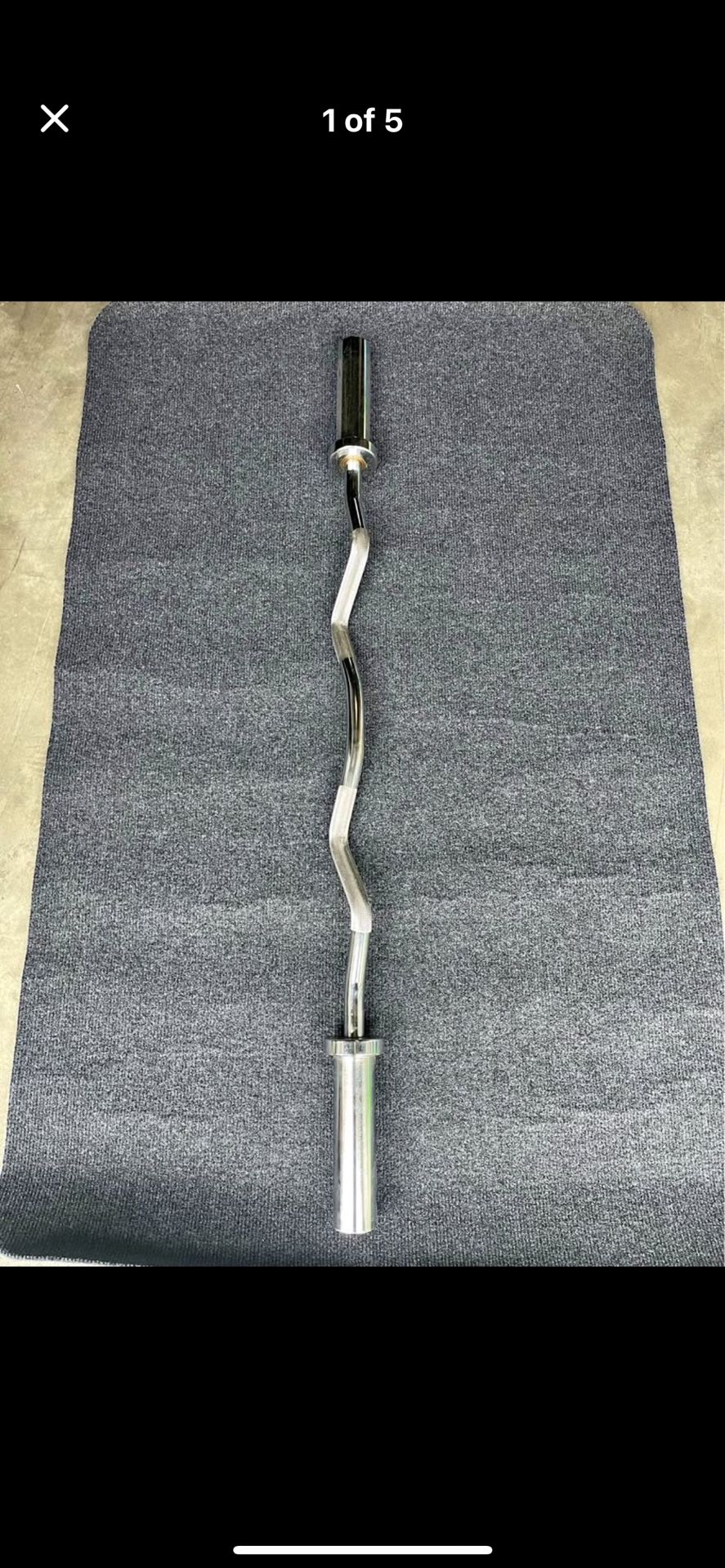 Heavy Duty Curl Bar weight 20 Pounds