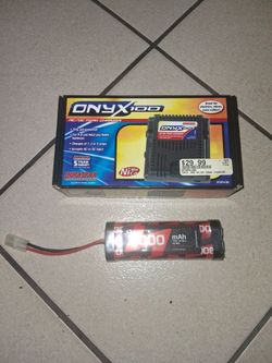 Rc tamiya charger and battery in great condition firm price $30