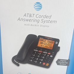 Corded phone with answering Machine