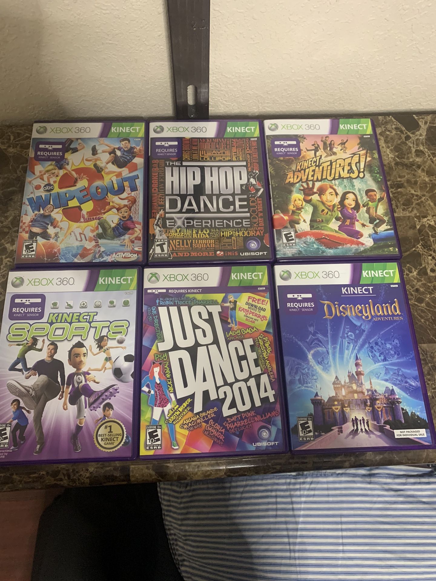 Xbox 360 Kinect Games Bundle