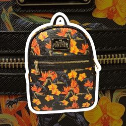 Rare Floral Black Panther Loungefly 