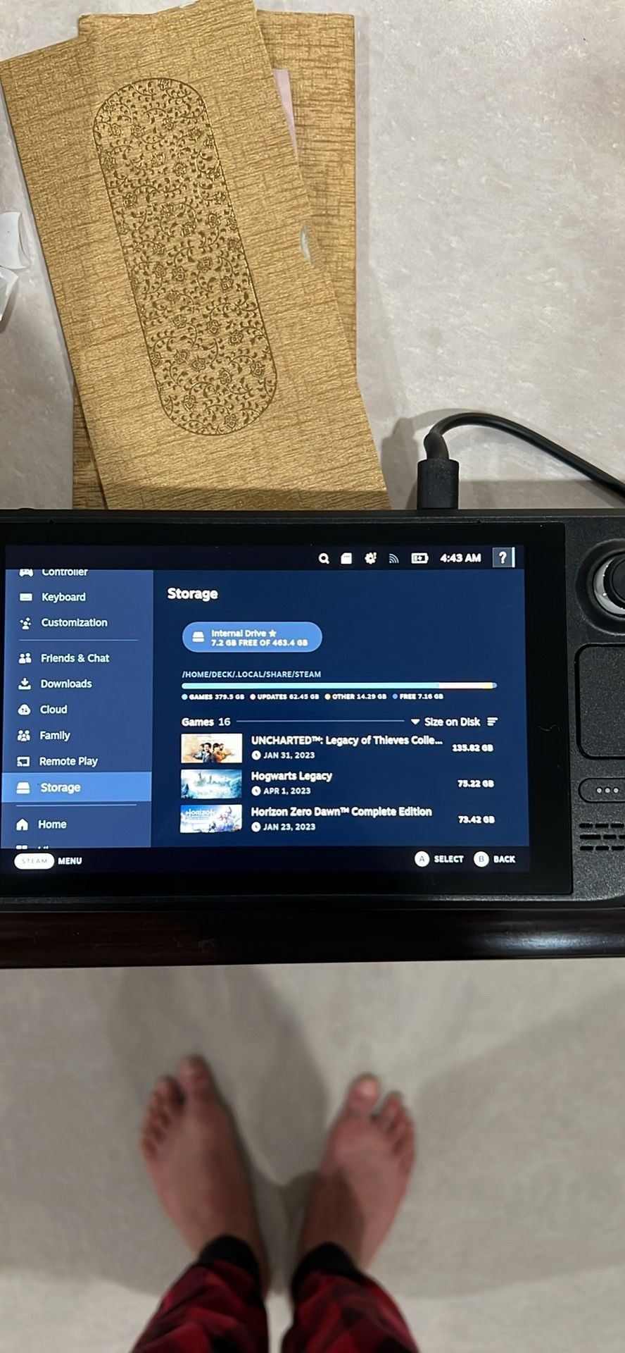LCD Steam Deck