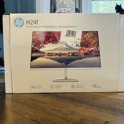 HP 24” Monitor New In Box - M24f