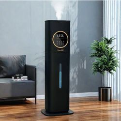 Lacidoll Humidifiers for Bedroom, 2.1Gal/8L Humidifier large room with Essential Oil Diffuser, Top Fill Whole House Cool Mist Humidifiers for Plants B