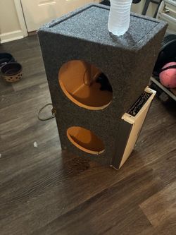 10 inch subwoofer box and mb quarts marine amp 540.6