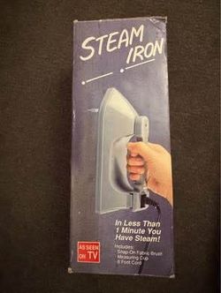 Steam Iron As Seen On TV (Vintage)