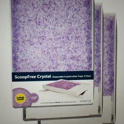 PetSafe ScoopFree Complete Disposable Crystal Lavender Scented Cat Litter Tray