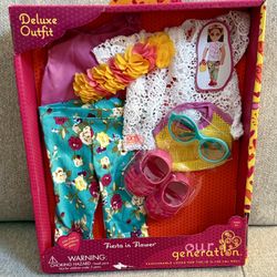 Set Of Our Generation 18inch Doll Clothing & School Set