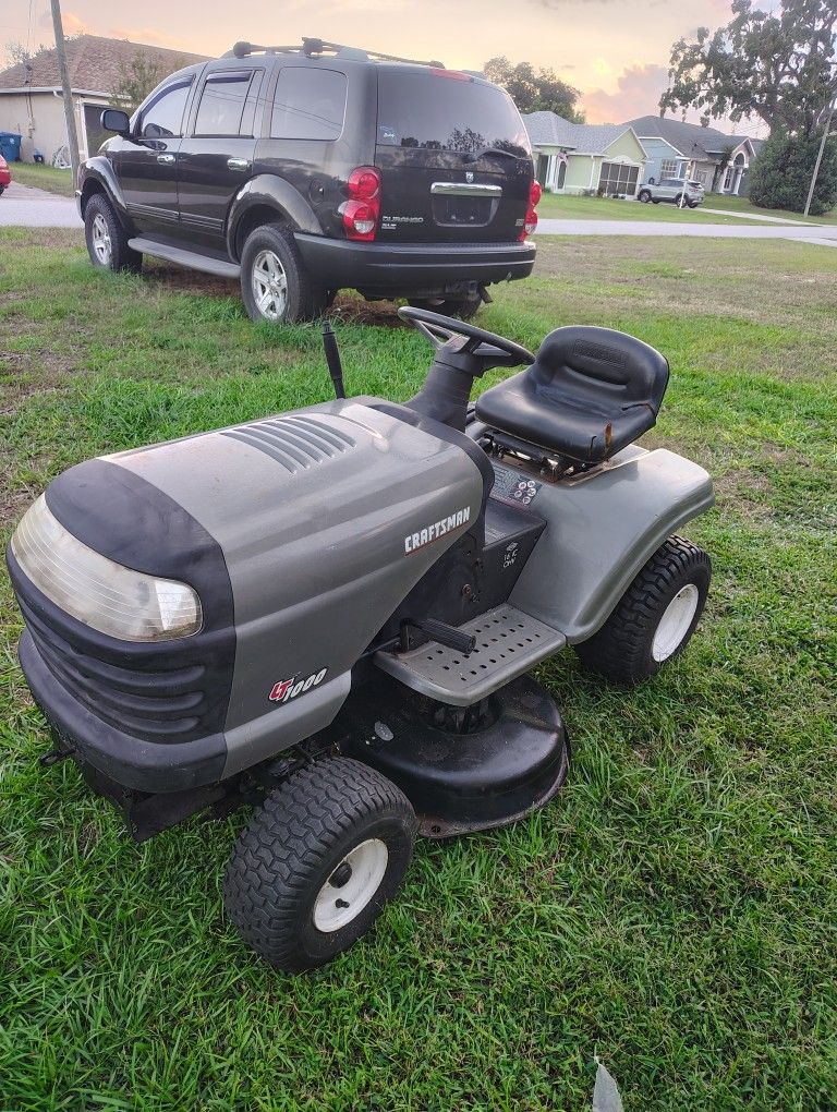 Craftsman Lt1000 13.5hp 38" Riding Lawn Mower