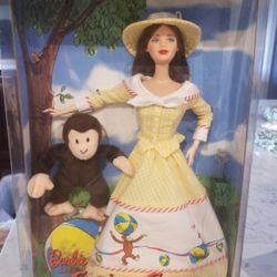 2000 Barbie And Curious George
